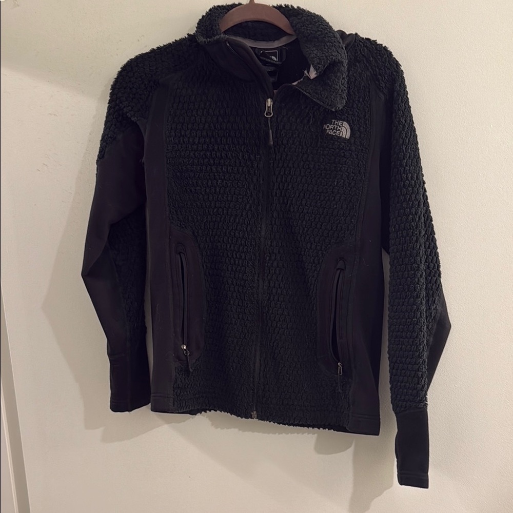 The North Face Black Teddy Jacket Plush Fleece
